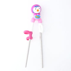 Stainless steel Edison Friends chopsticks with silicone rings