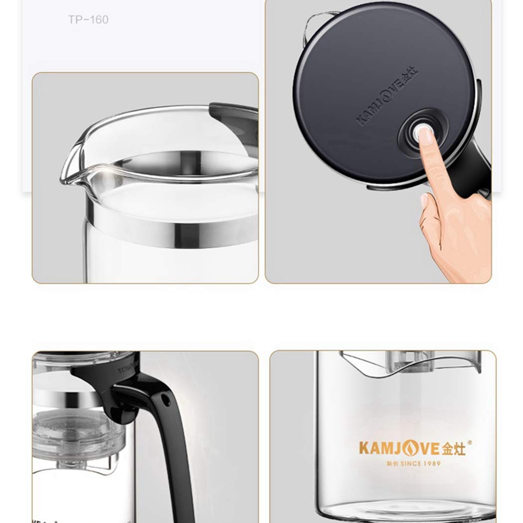 removable inner liner design for Kamjove glass teapot