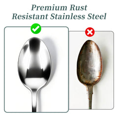 dinner knives teaspoons tablespoons and serving utensils