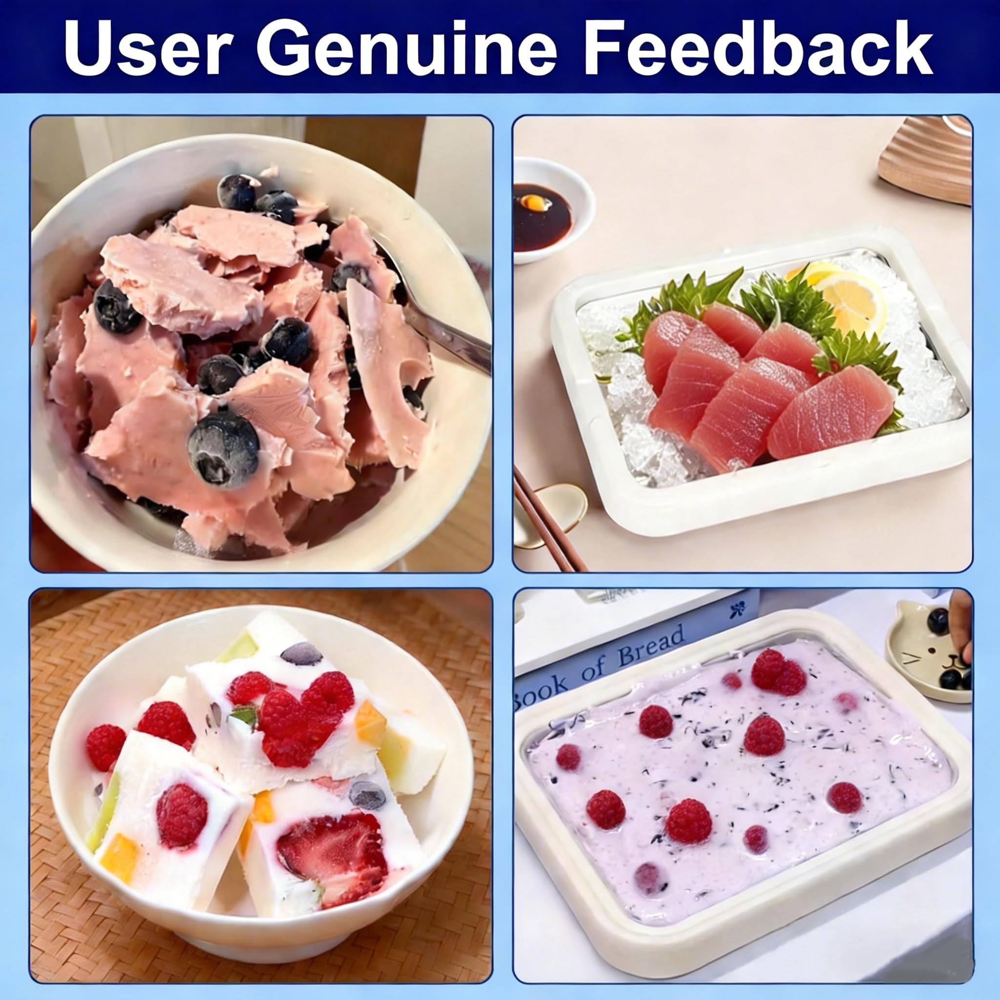Manual operation no power needed for DIY desserts at home