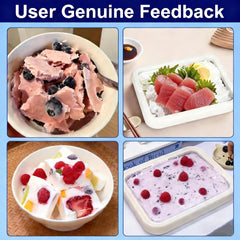 Manual operation no power needed for DIY desserts at home