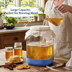 Non-slip silicone base under fermentation jar