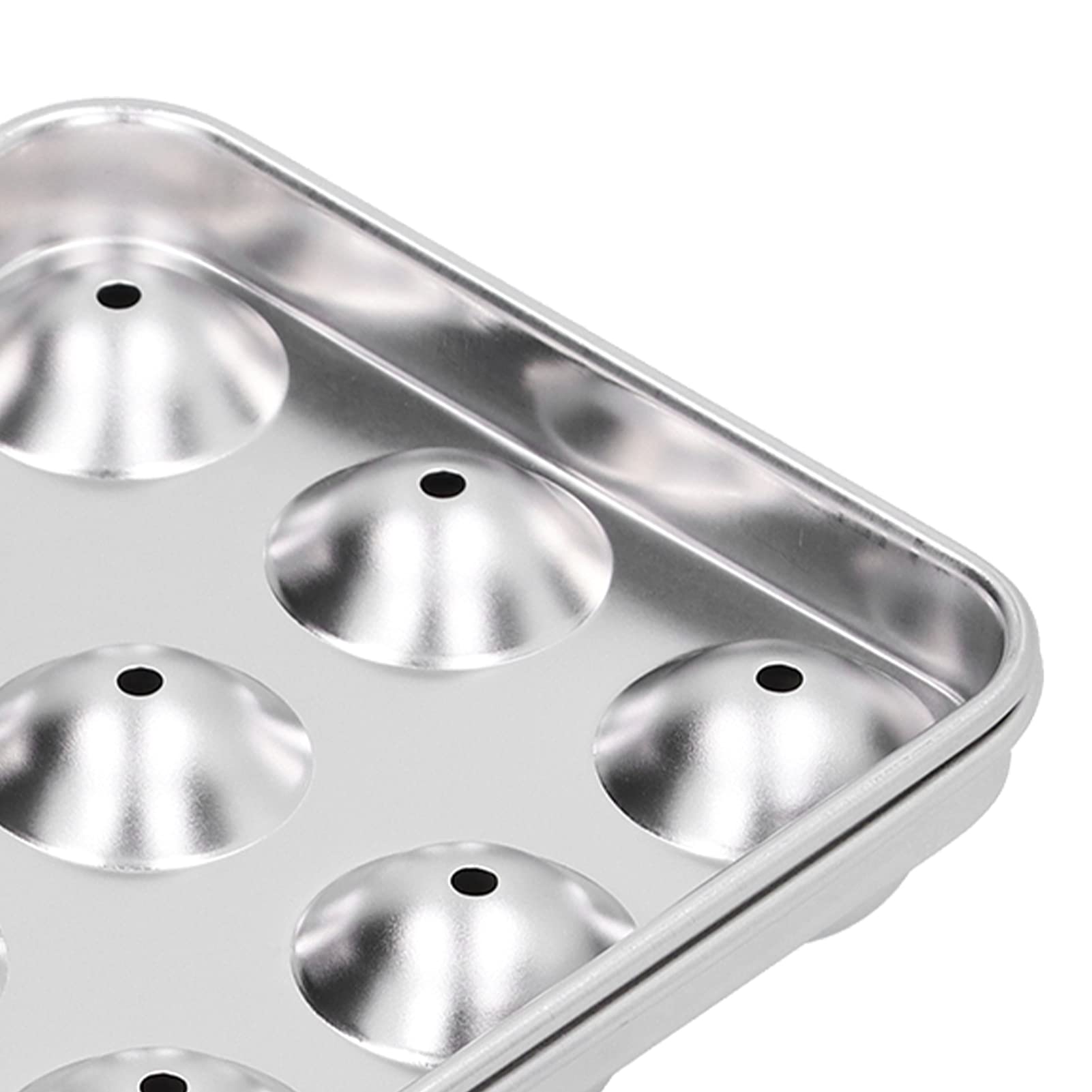 stackable stainless steel ice puck tray