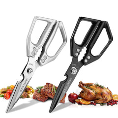 Stainless Steel Kitchen Scissors for Food 2 Pack product image