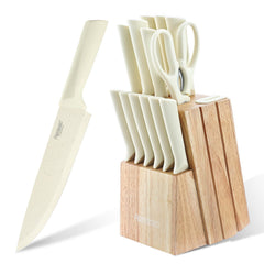 Stainless steel knife set overview