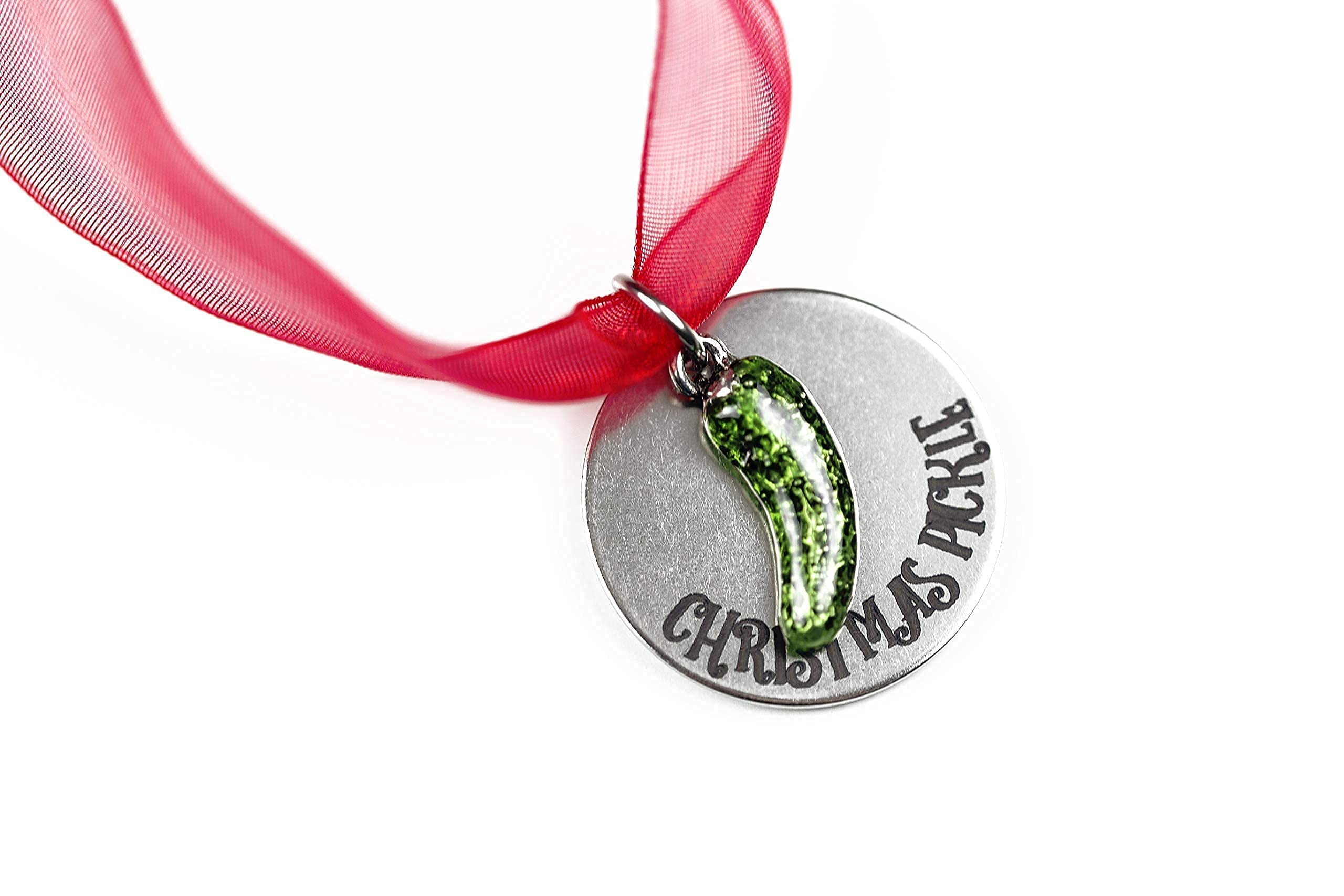 Legend card included with Christmas pickle ornament