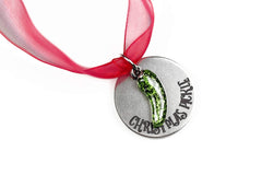 Legend card included with Christmas pickle ornament