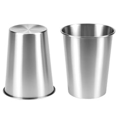 Sixteen-pack stainless steel pint cups 350ml