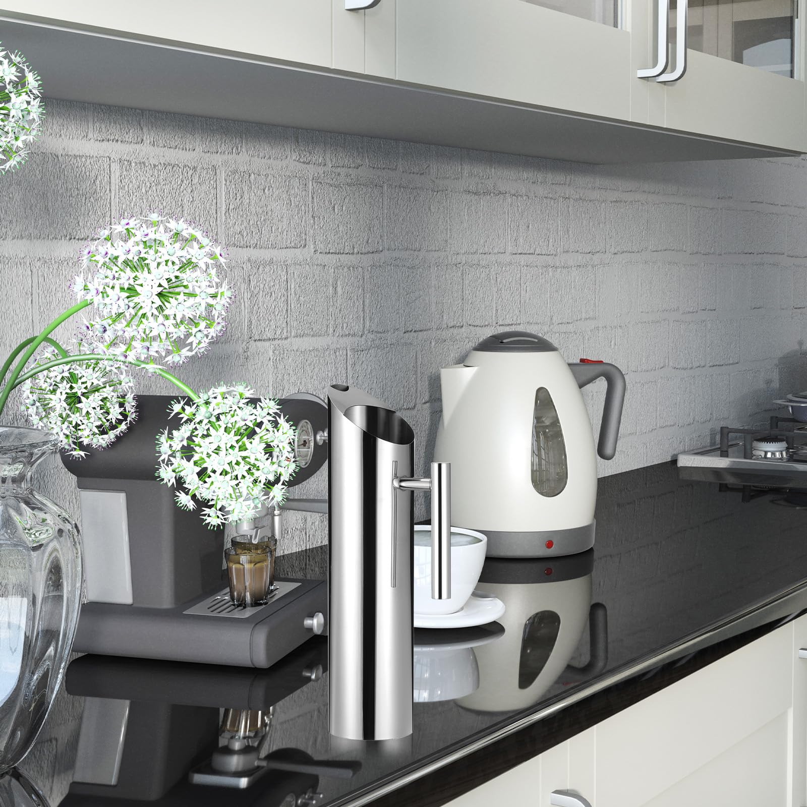 Large capacity stainless steel pitcher for home use