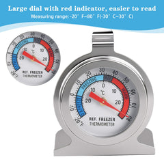 dual-scale thermometer Fahrenheit Celsius for fridge