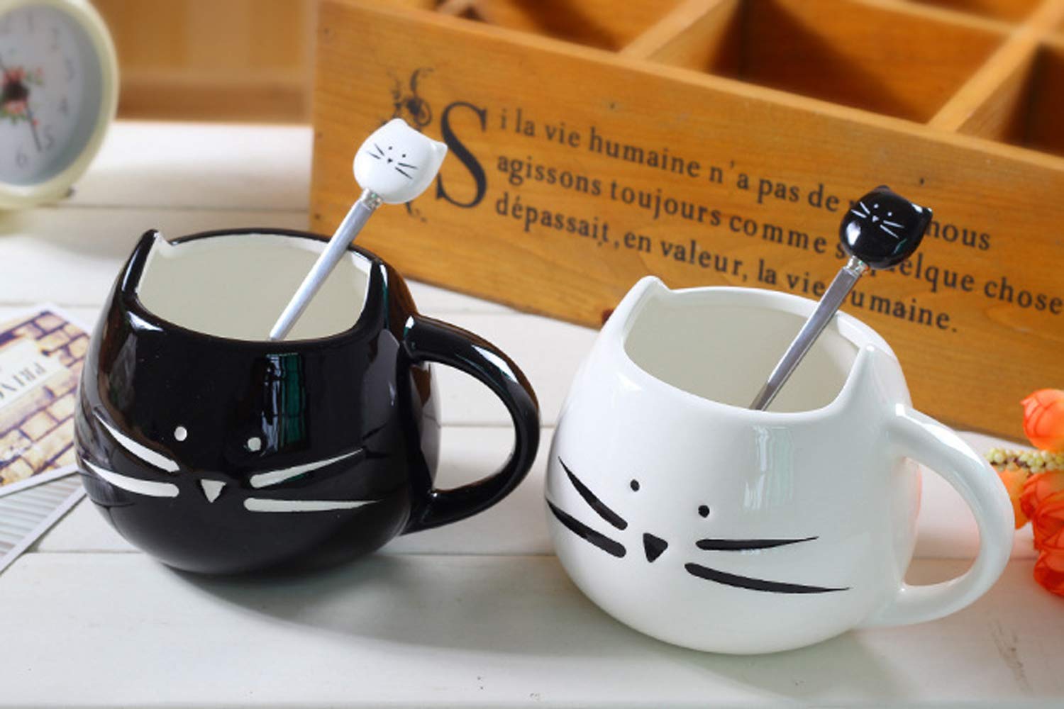 14 cm cat spoon for coffee or tea stirring