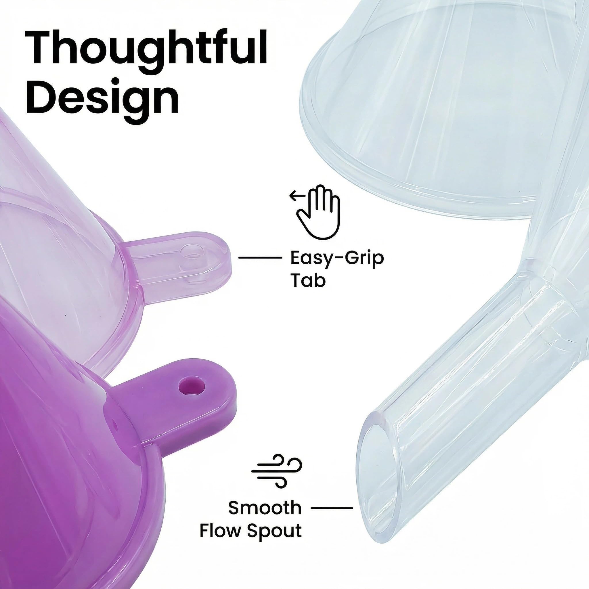 Food-grade PP plastic BPA-free funnels