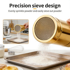 Durable 304 stainless steel sugar shaker for daily use