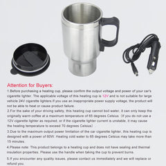 Stainless steel travel electric coffee cup 14oz