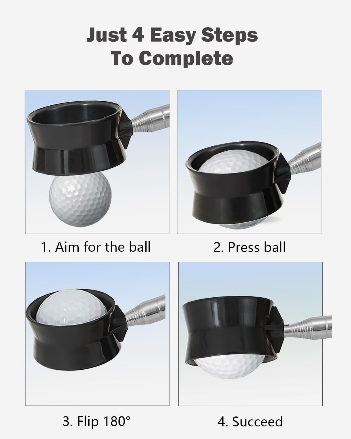 Collapsed to 17 inches for easy storage