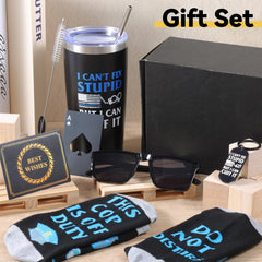 Stainless steel tumbler 20oz for police use
