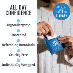 Unscented flushable wipes Stall Mates ideal for travel