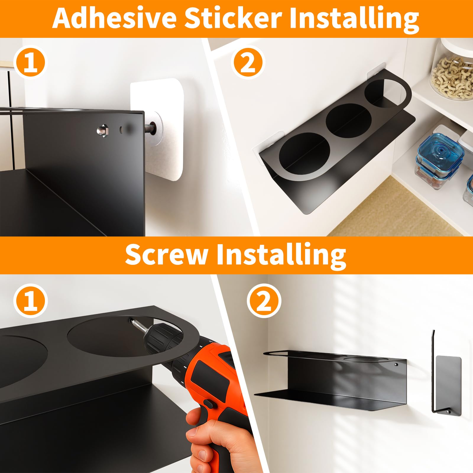Durable metal tumbler organizer with scratch-free finish
