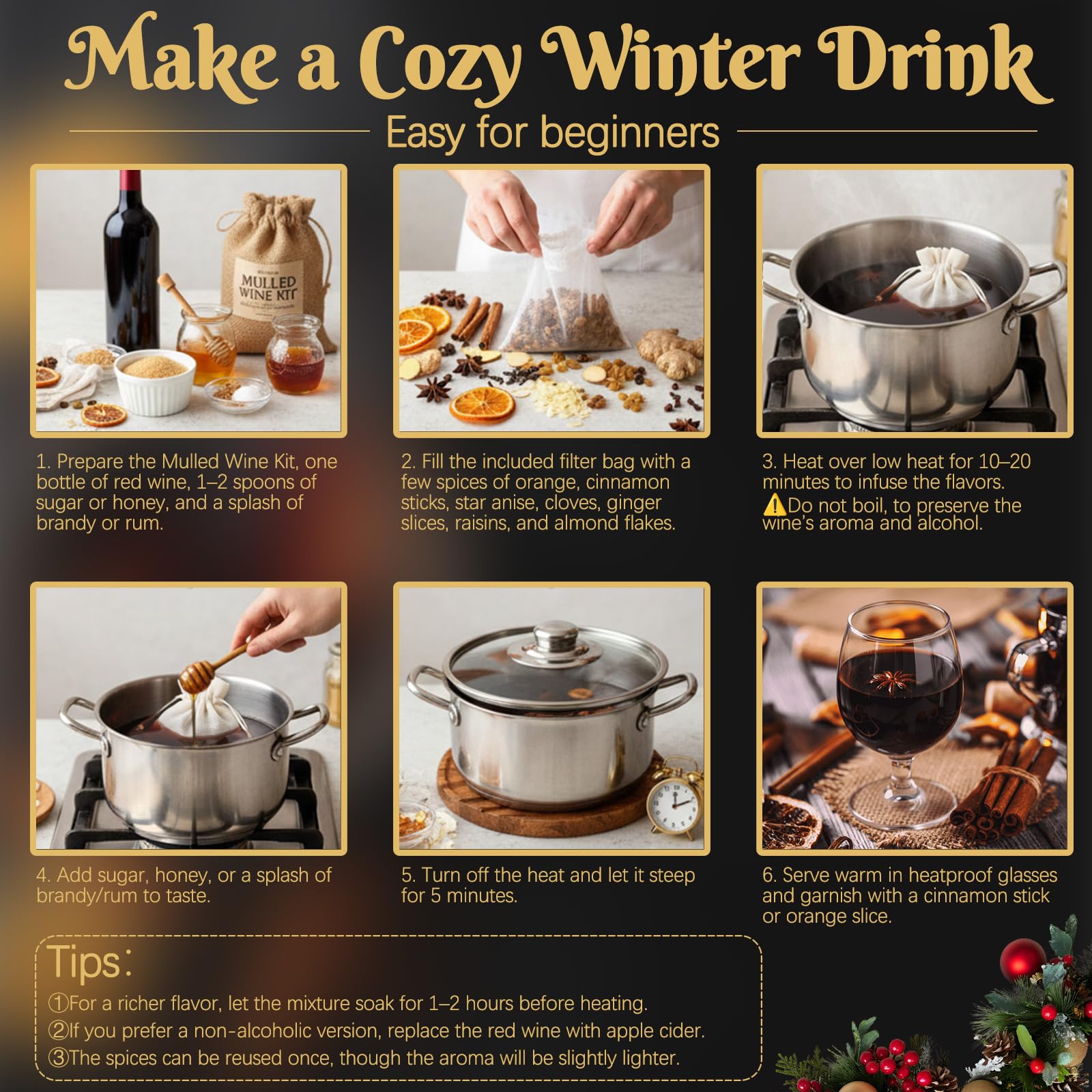 Star anise spice from Mulled Wine Spices Kit