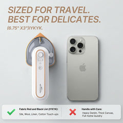Cruise approved airline compliant cordless iron image