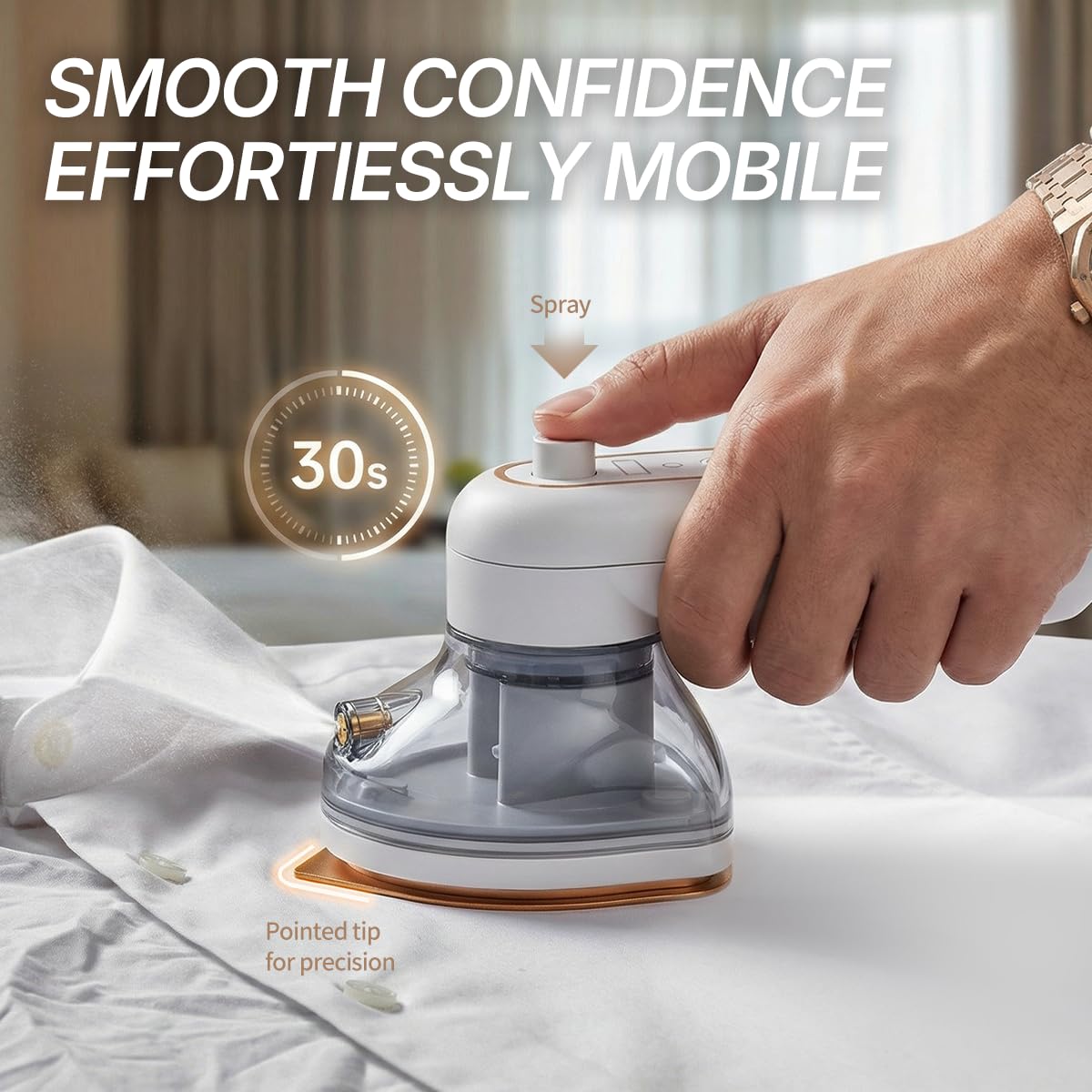 Star Compass travel iron USB-C rechargeable image