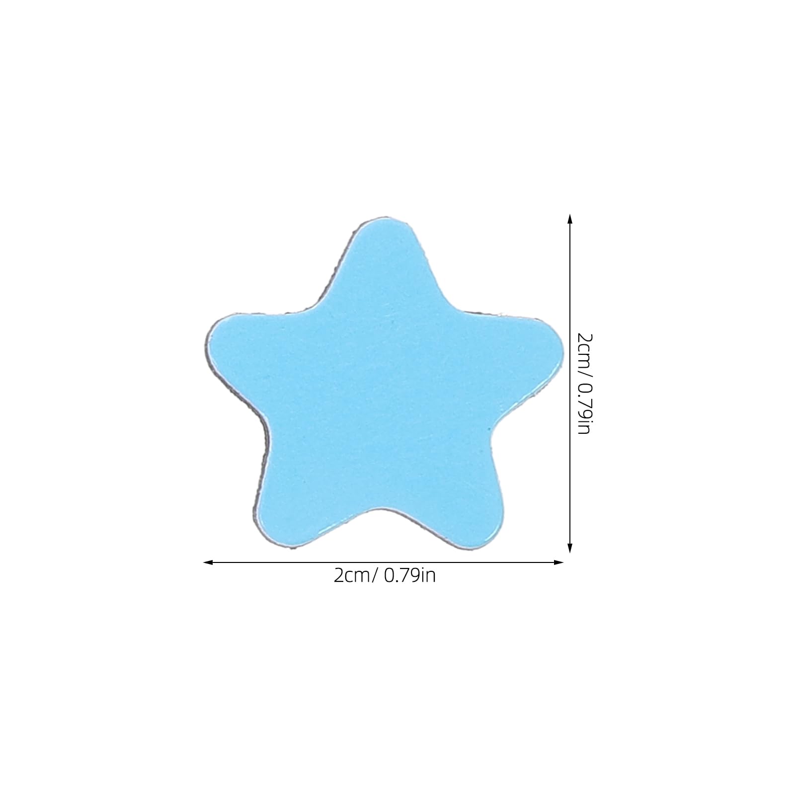 Colorful star magnets in multiple hues for decor
