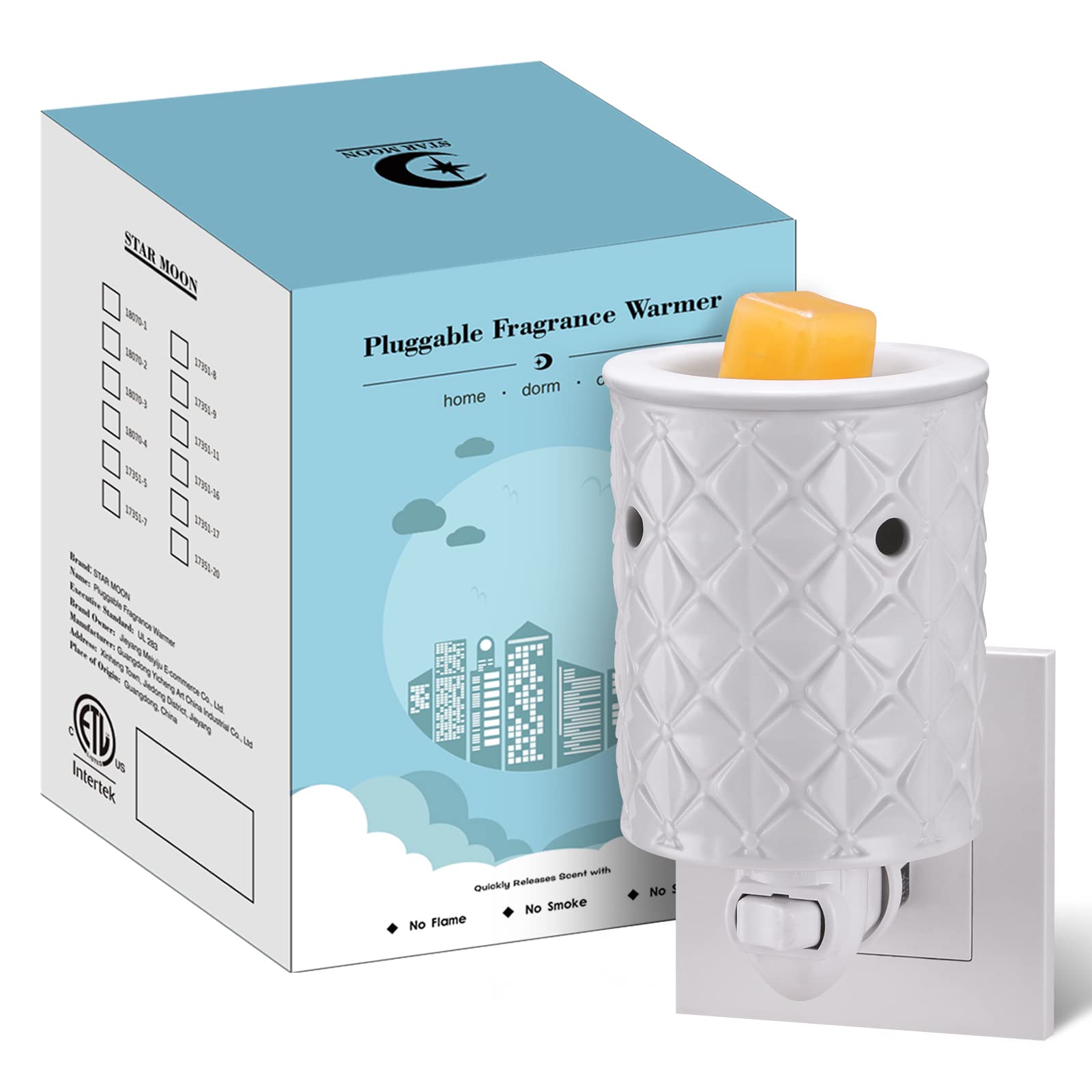 UL qualified safety wax warmer with replacement bulb