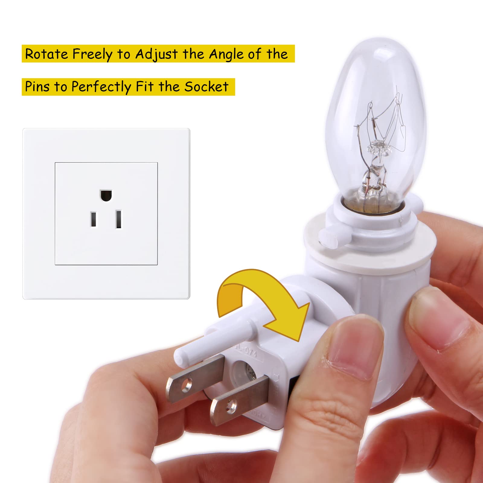 Decorative night light feature for home ambiance