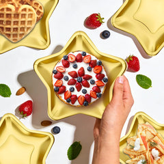 Five-point star shaped dessert plate ITTEBISS