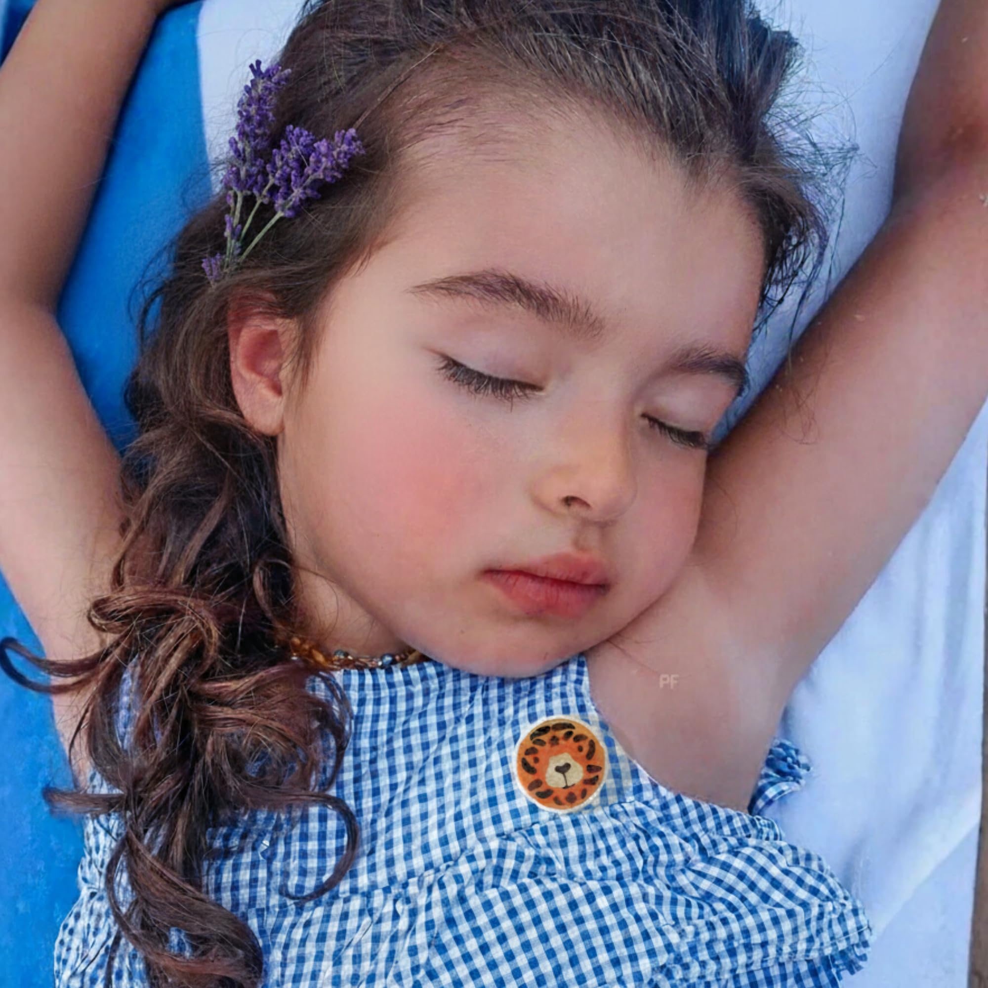 Skin-friendly adhesive patches on clothing image