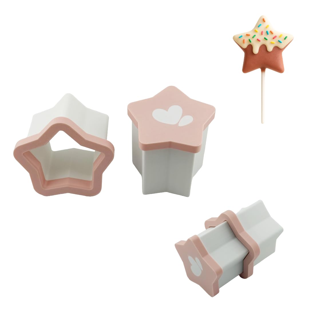 Star Shaped Cake Pop Cookie Mold Cutter tool for baking