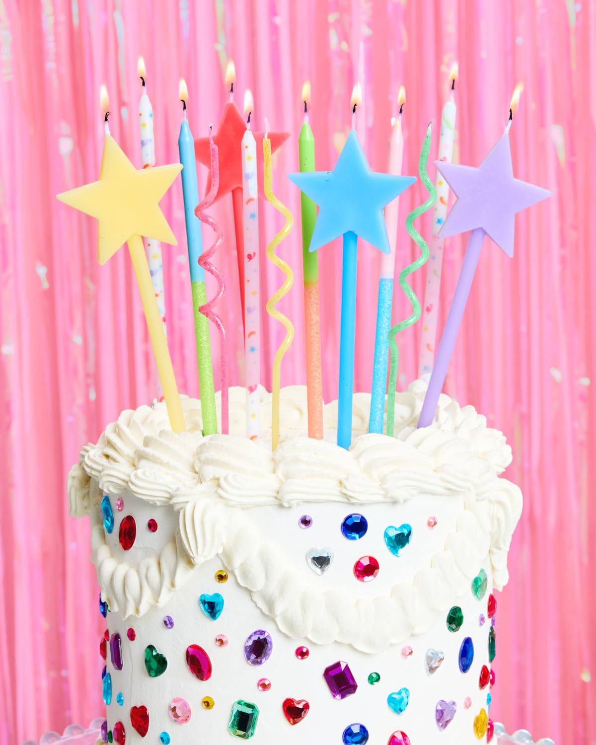 star toppers 2in wide on candles