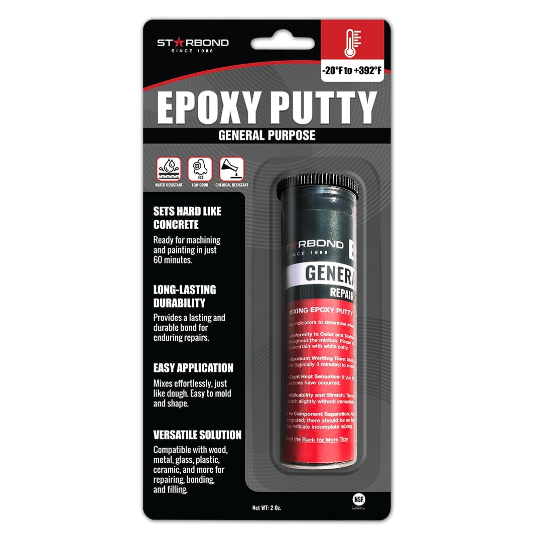 STARBOND 2 oz Black Epoxy Putty Stick product image