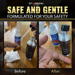 Starbond gel formula glue remover brush cap bottle