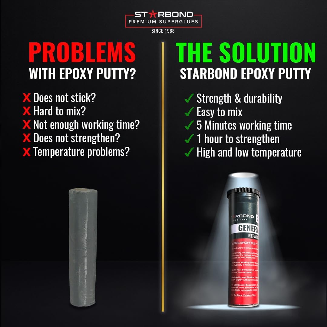 STARBOND epoxy putty stick packaging image