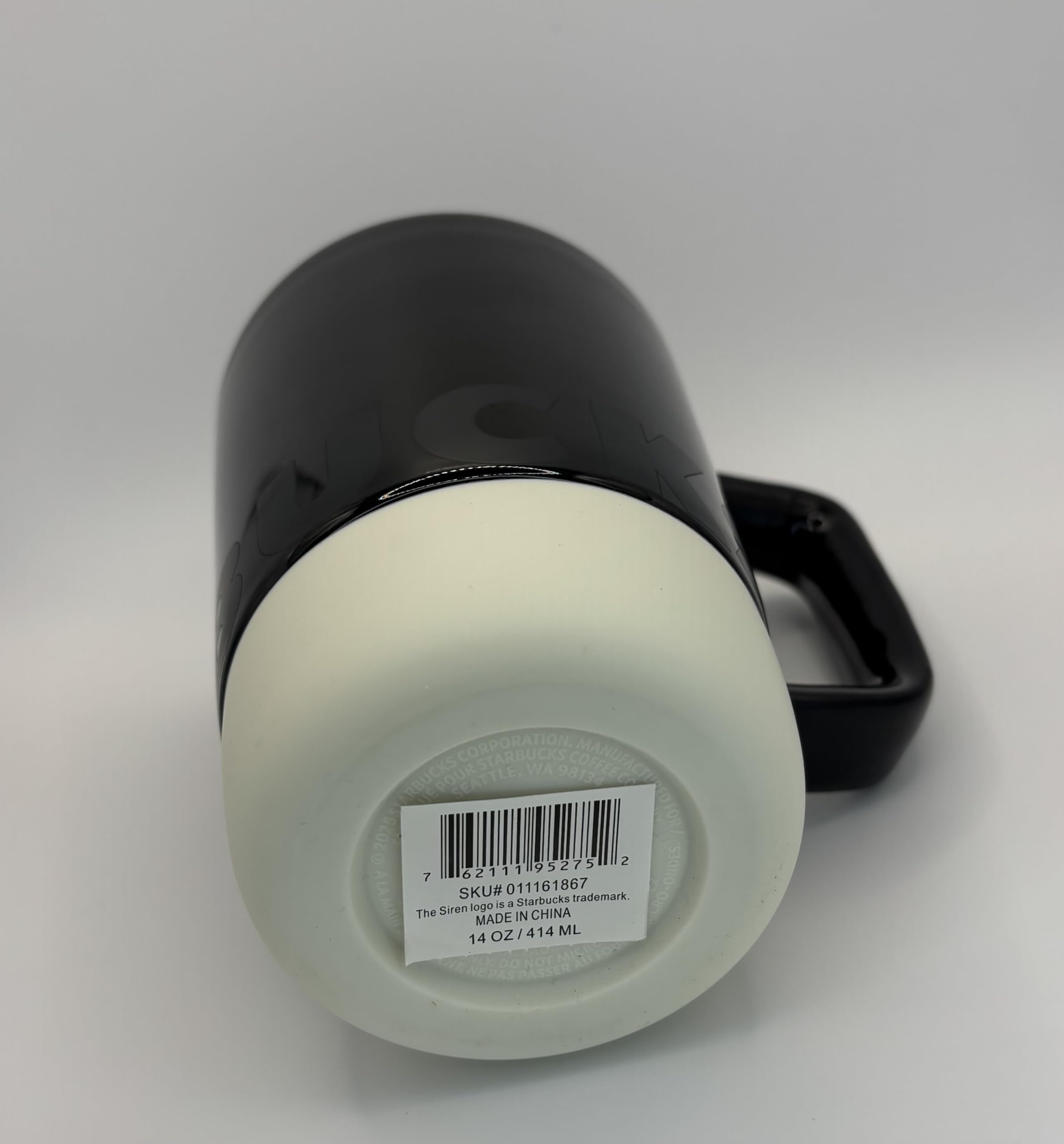 Starbucks mug hand wash only not microwave 14oz