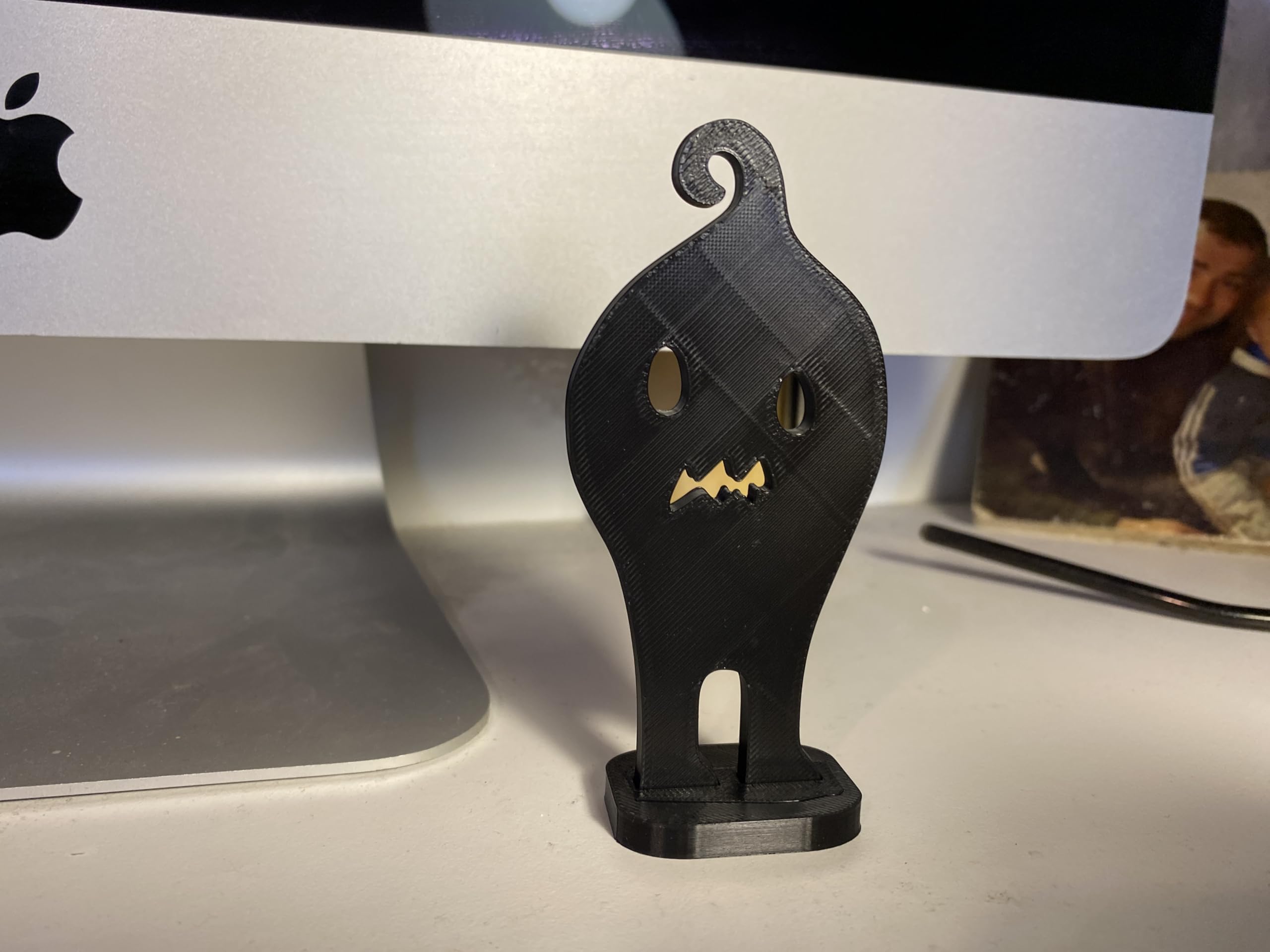 Stardew Valley fan desk decor Krobus on shelf