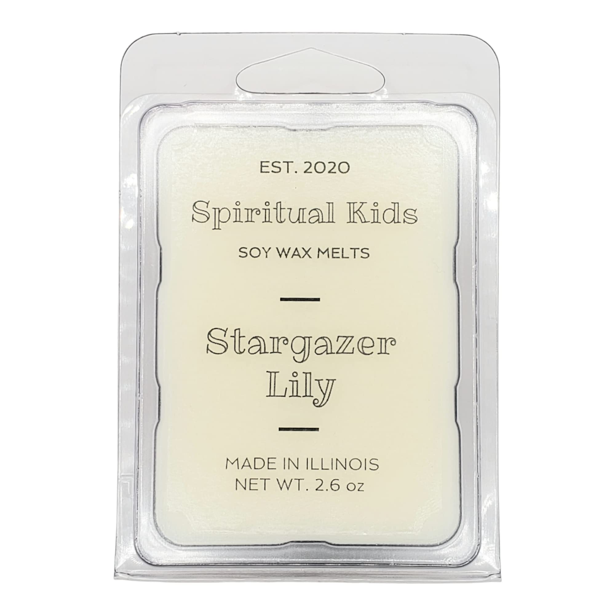 Stargazer Lily Soy Wax Melts 2 Pack six one inch cubes