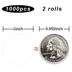 STARLIBOO 1 inch circle stickers writable for labeling