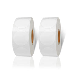 STARLIBOO white dot stickers 1 inch diameter 2 rolls 1000 pieces