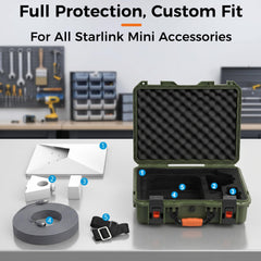 Interior foam in Starlink Mini Case precision-cut