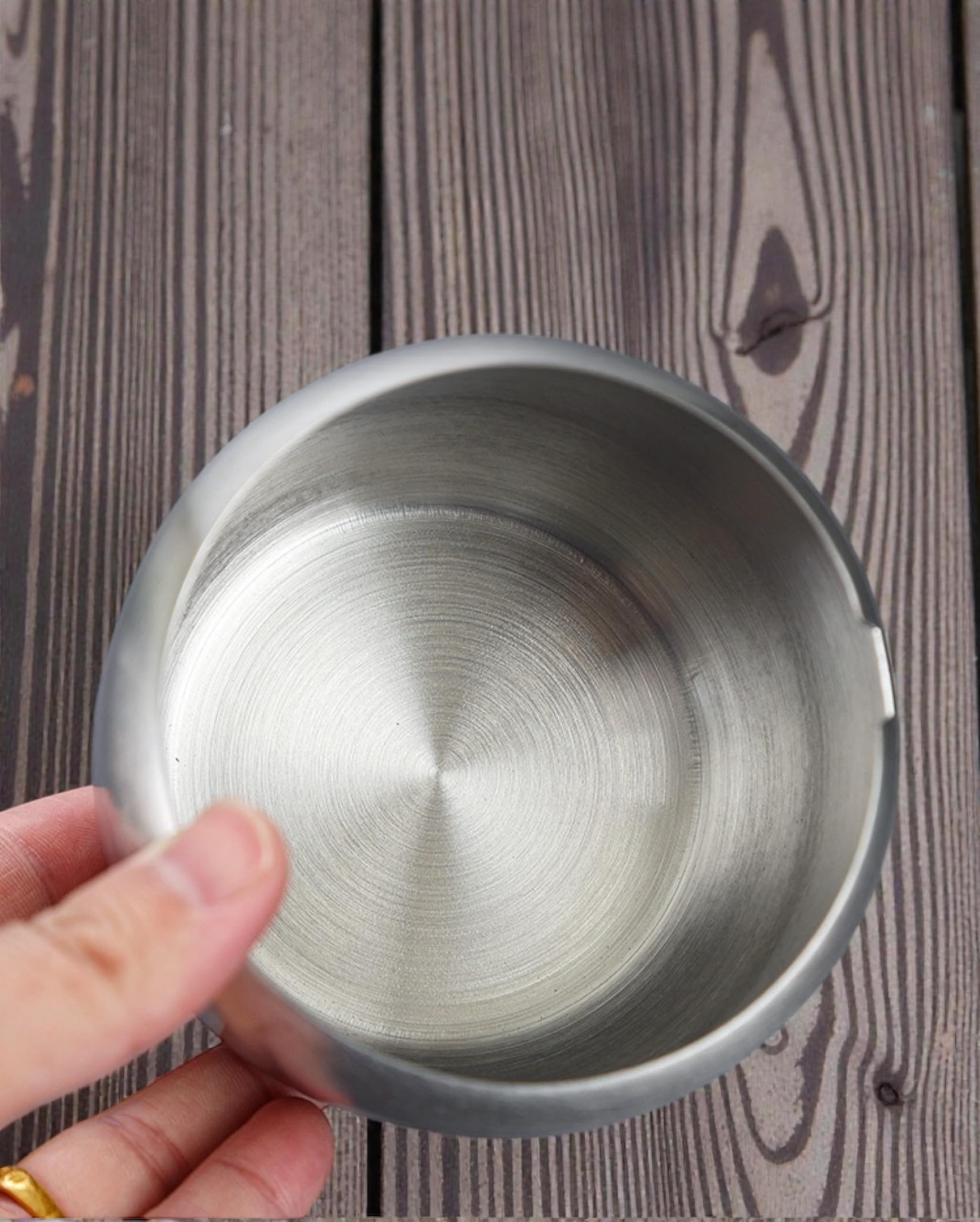 Dishwasher safe stainless steel sugar bowl StarrMaPer