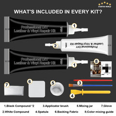 Leather repair kit for car interiors by STARTSO WORLD