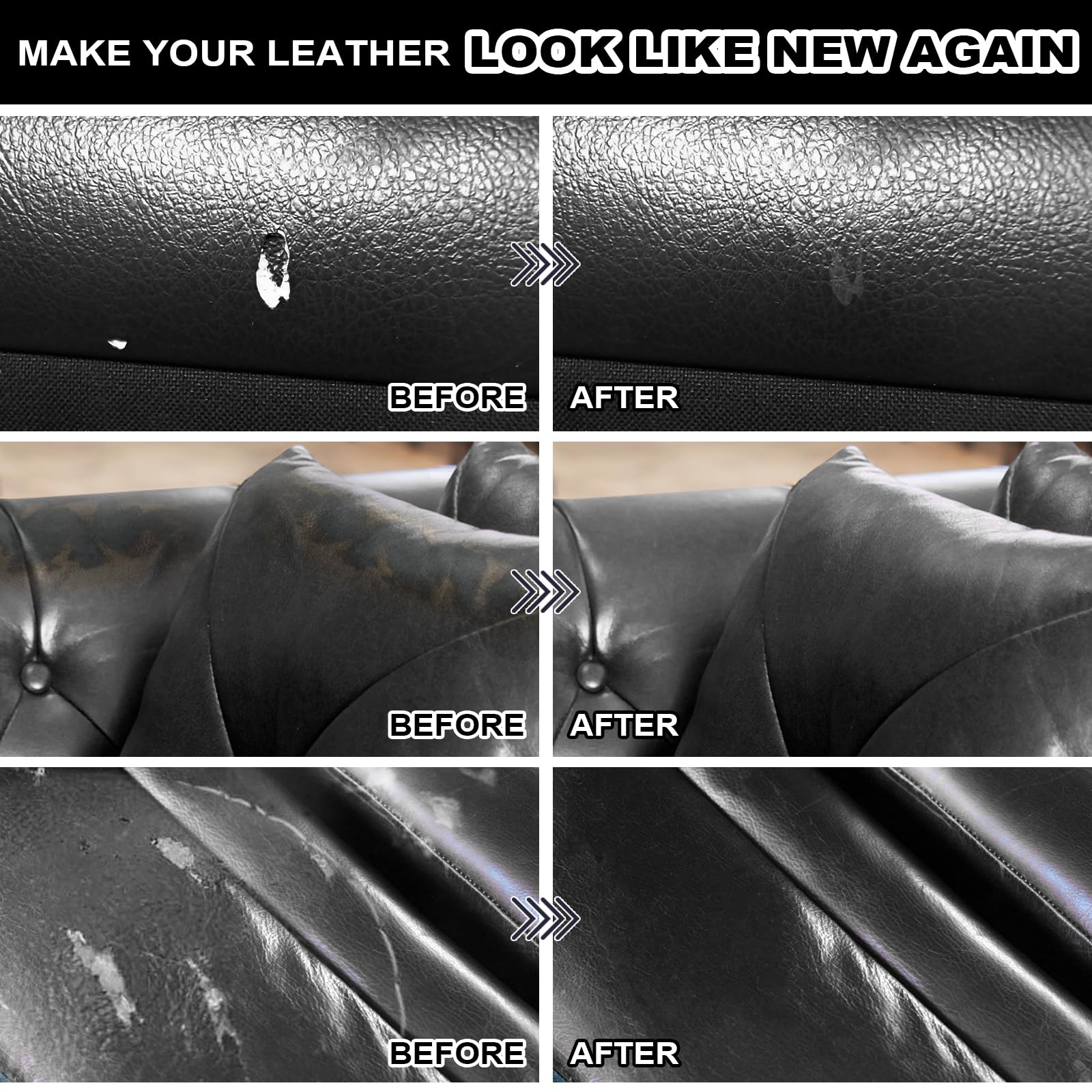 Vinyl and faux leather repair with STARTSO WORLD kit