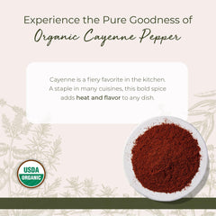 Organic Cayenne Pepper Powder 35k HU Starwest Botanicals 1 lb bulk