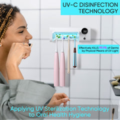 Adhesive mounting option for StarWin UV Toothbrush Cleaner