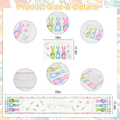 Six placemats 18x12 inch for Easter table