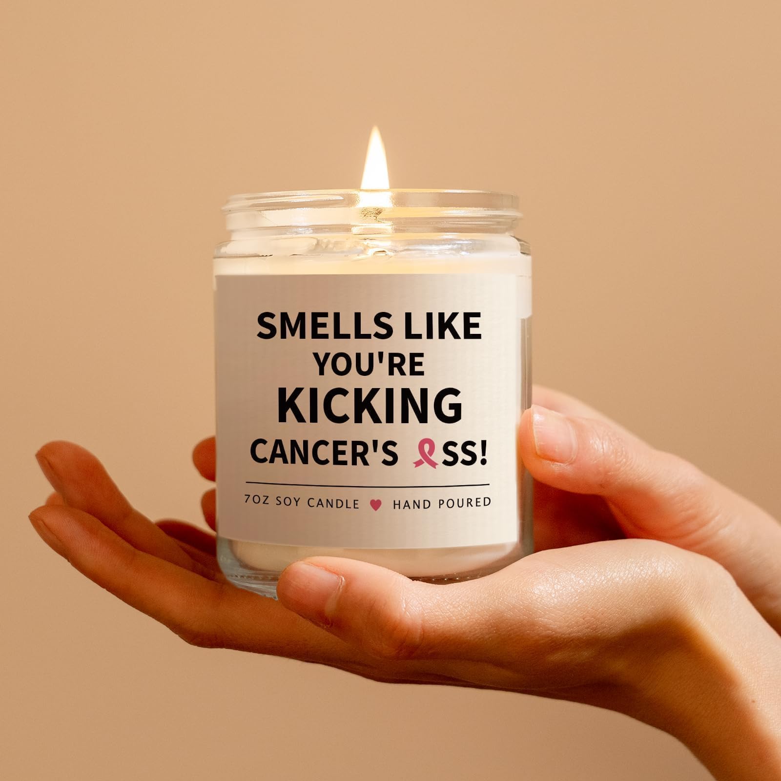 Female friends support candle SteadStyle packaging