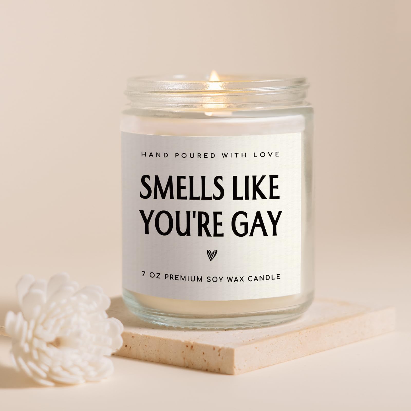 Eco friendly reusable jar candle SteadStyle Pride Mouth Gay Gifts