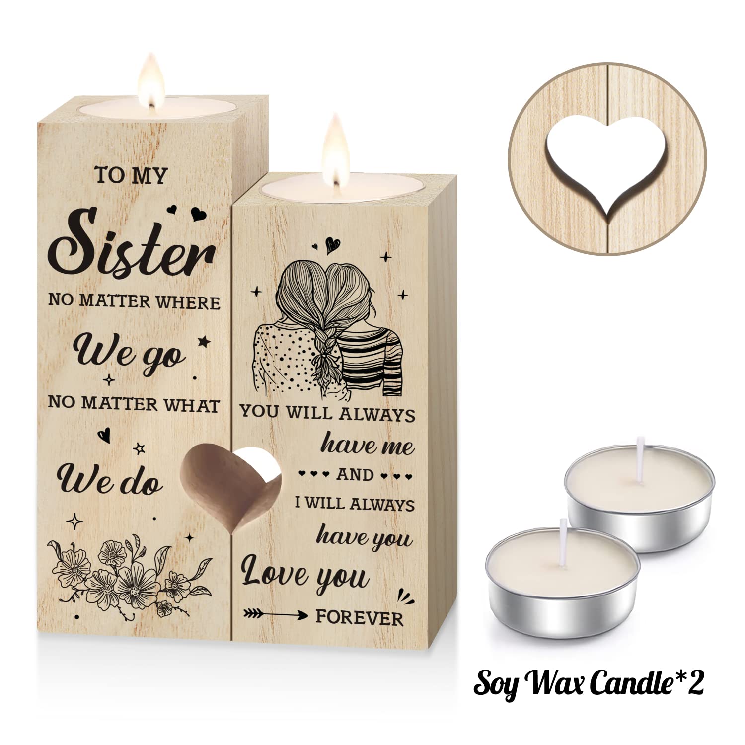 Heart shaped candle holder sized 4.7 x 3.5 x 1.7 inches